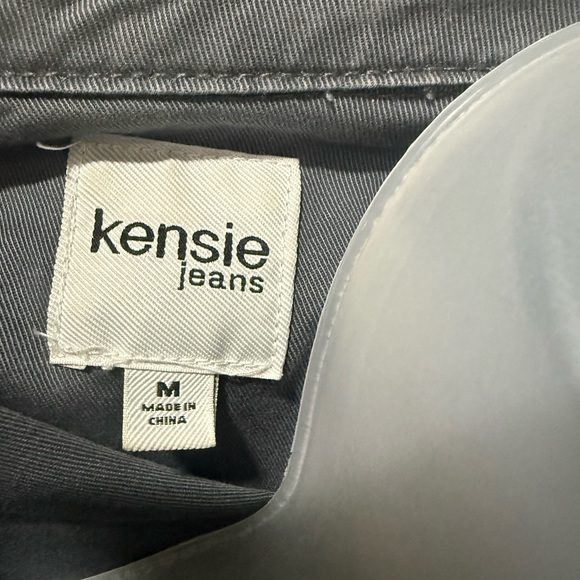 Kensie Charcoal Utility Jacket - Picture 4 of 6